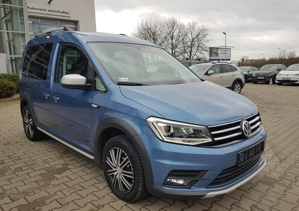 Volkswagen Caddy cena 86900 przebieg: 158930, rok produkcji 2018 z Chodzież małe 137